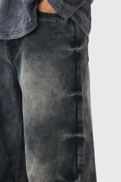 boohooMAN Extreme Baggy Acid Wash Jeans In | UK| Trousers|Jeans
