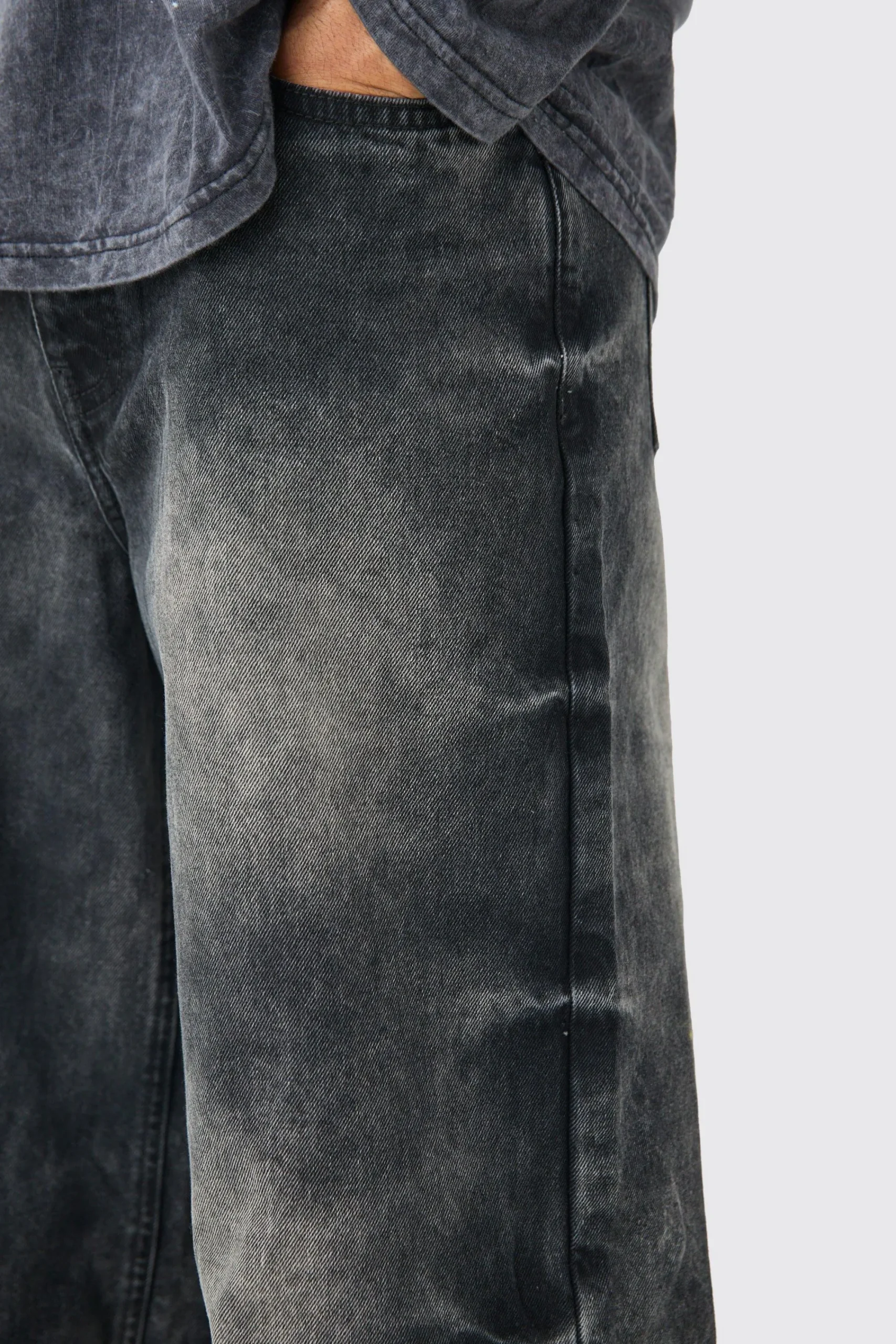boohooMAN Extreme Baggy Acid Wash Jeans In | UK| Trousers|Jeans