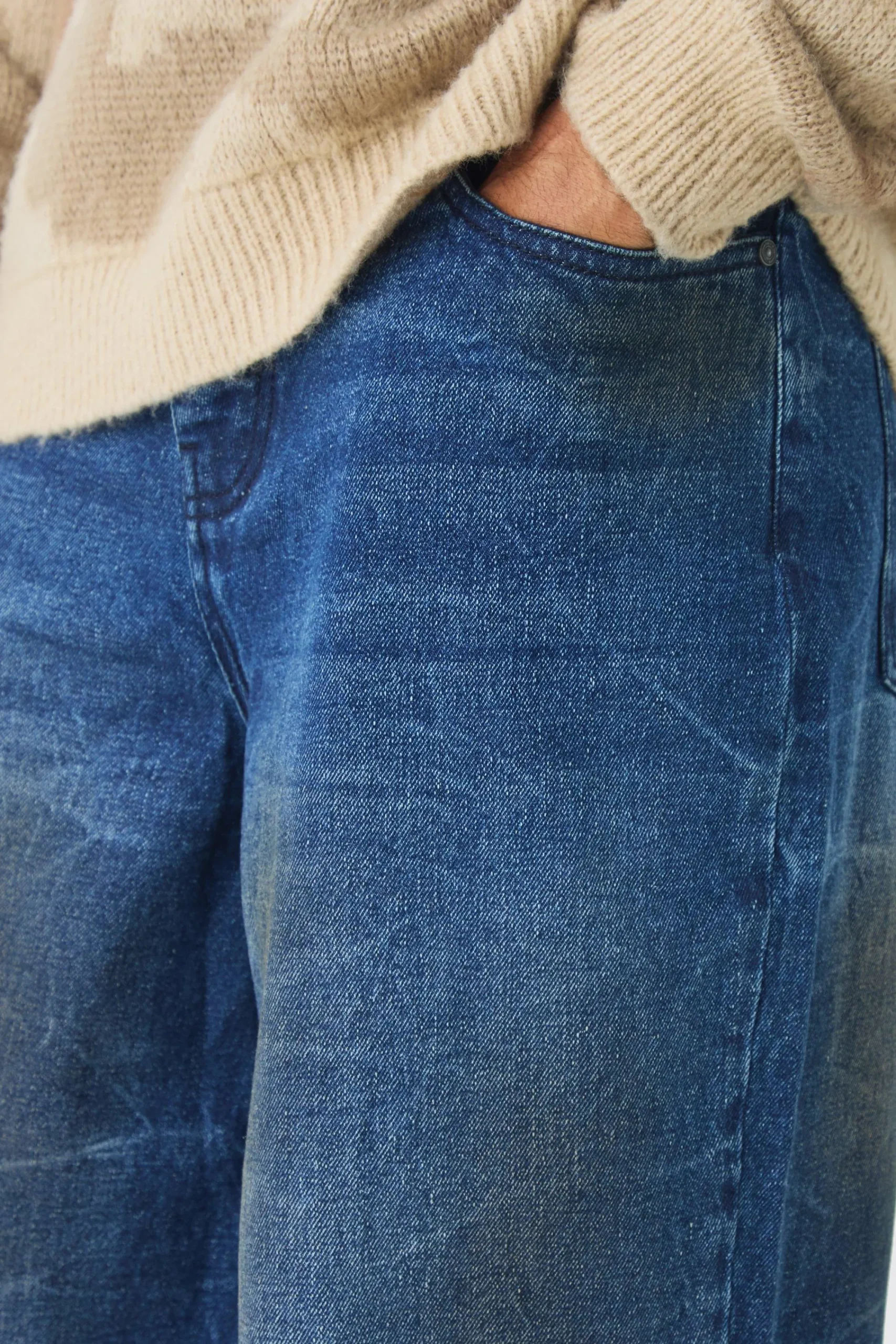 boohooMAN Extreme Baggy Rigid Crinkle Dirty Wash Jeans | UK| Trousers|Jeans