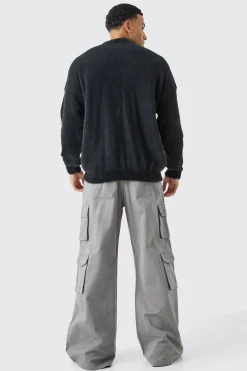 boohooMAN Extreme Baggy Rigid Multi Cargo Pocket Trousers | UK| Trousers|Cargos