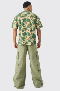 boohooMAN Extreme Baggy Rigid Multi Cargo Pocket Trousers | UK| Trousers|Cargos