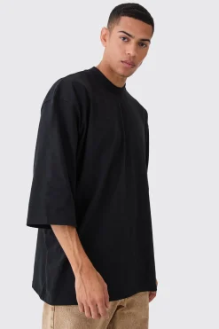 Extreme Oversized Extended Neck Heavy Weight T-shirt | UK^boohooMAN New