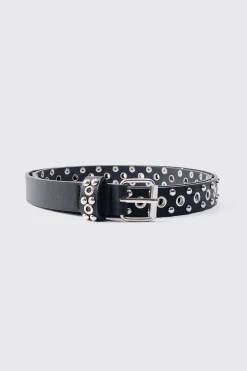 boohooMAN Eyelet Belt In | UK| Belts