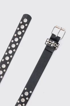 boohooMAN Eyelet Belt In | UK| Belts