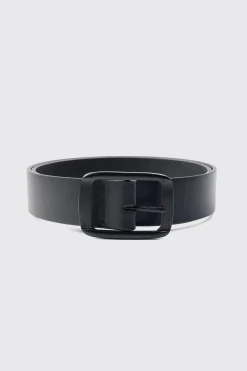 boohooMAN Faux Leather Matte Belt | UK| Belts