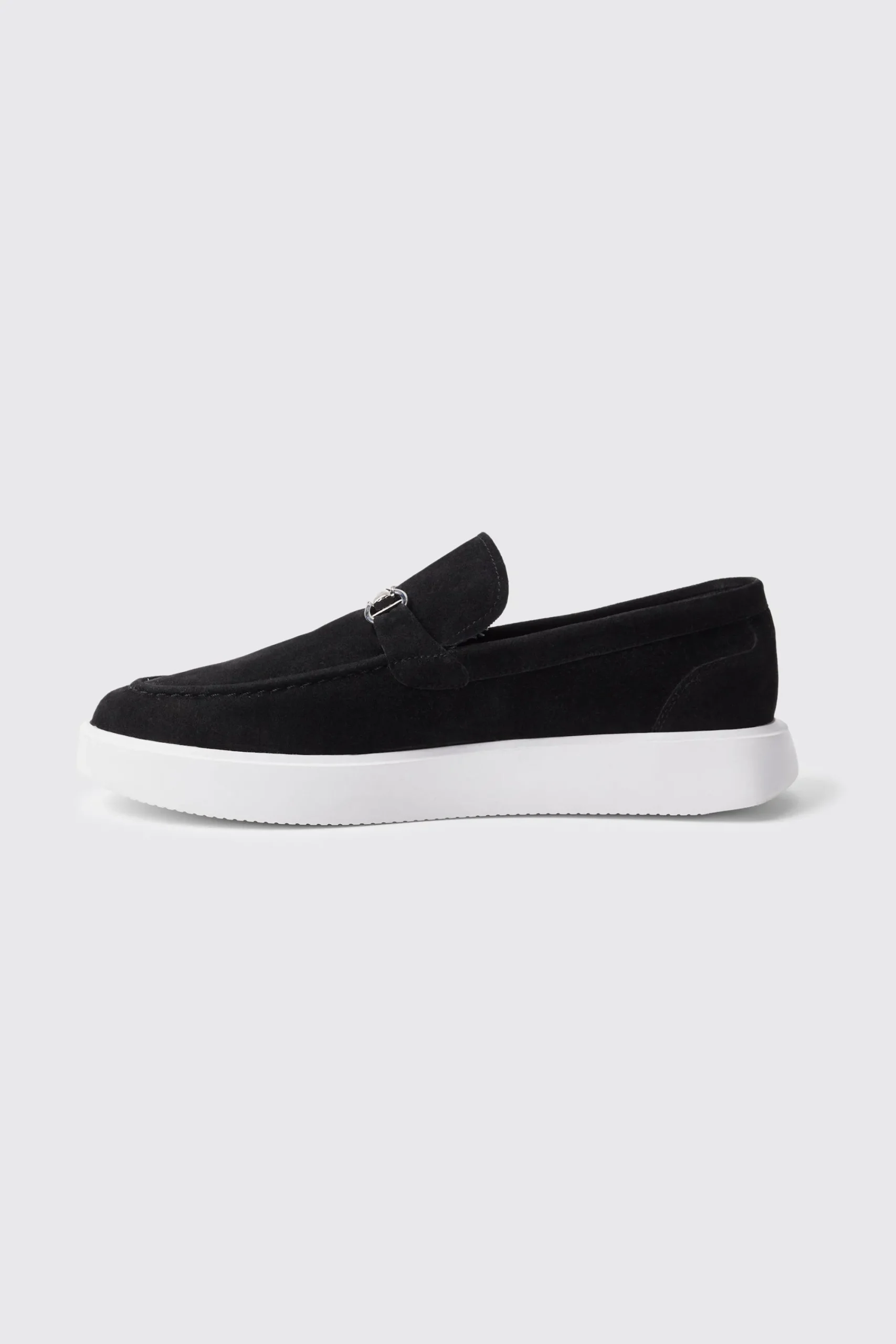 boohooMAN Faux Suede Chunky Snaffle Loafer | UK| Smart Shoes