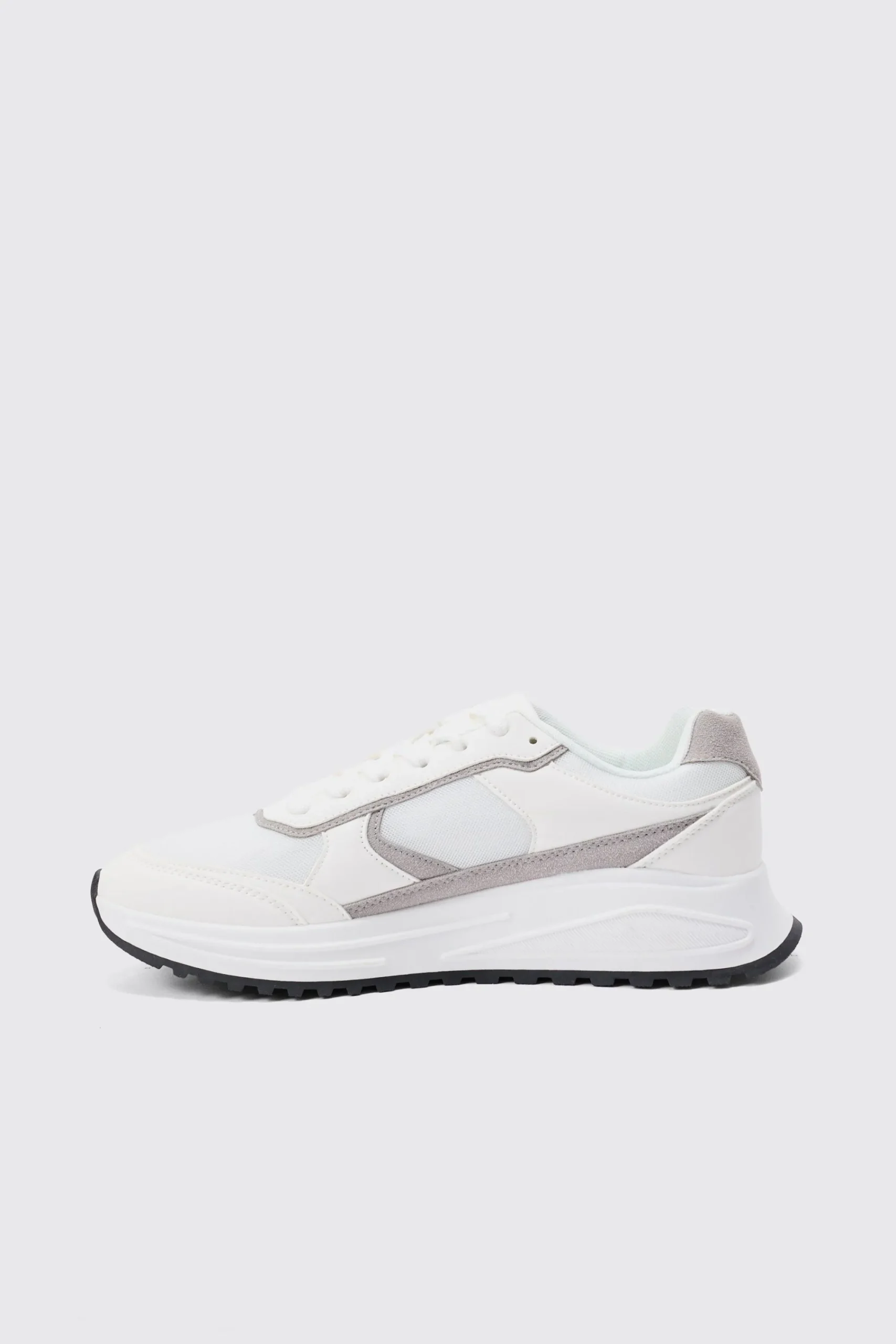 boohooMAN Faux Suede Contrast Trainer | UK| Trainers & Hi-Tops
