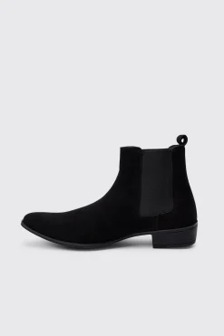boohooMAN Faux Suede Cuban Boot | UK| Boots