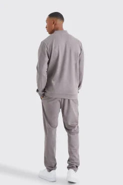 boohooMAN Faux Suede Zip Smart Bomber | UK| Coats & Jackets