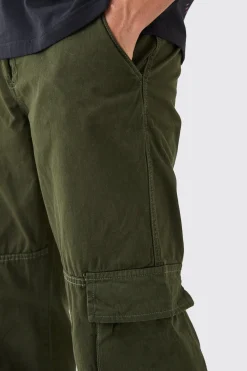 boohooMAN Fixed Waist 3d Cargo Zip Off Relaxed Trouser | UK| Trousers|Cargos