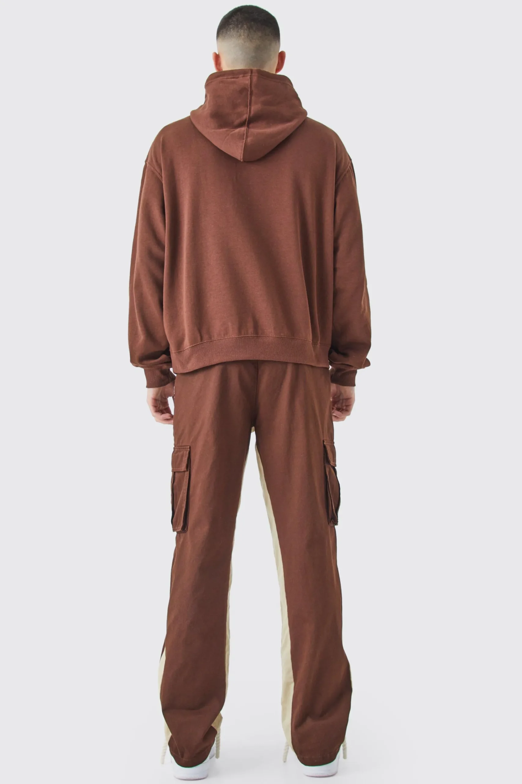 boohooMAN Fixed Waist Gusset Cargo Trousers | UK| Trousers|Cargos