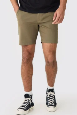 boohooMAN Fixed Waist Skinny Fit Chino Shorts | UK| Shorts
