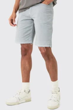 boohooMAN Fixed Waist Raw Hem Relaxed Gusset Shorts | UK| Shorts