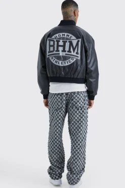 boohooMAN Fixed Waist Relaxed Checked Tapestry Trouser | UK| Trousers