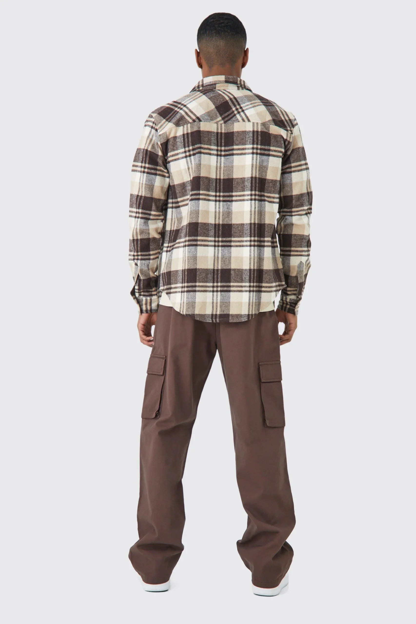 boohooMAN Fixed Waist Relaxed Fit Cargo Trouser | UK| Trousers|Cargos