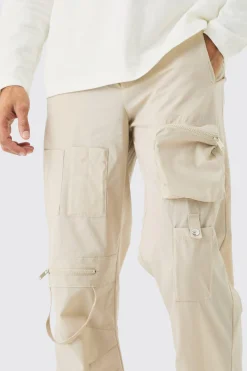boohooMAN Fixed Waist Relaxed Multi Pocket Cargos | UK| Trousers|Cargos