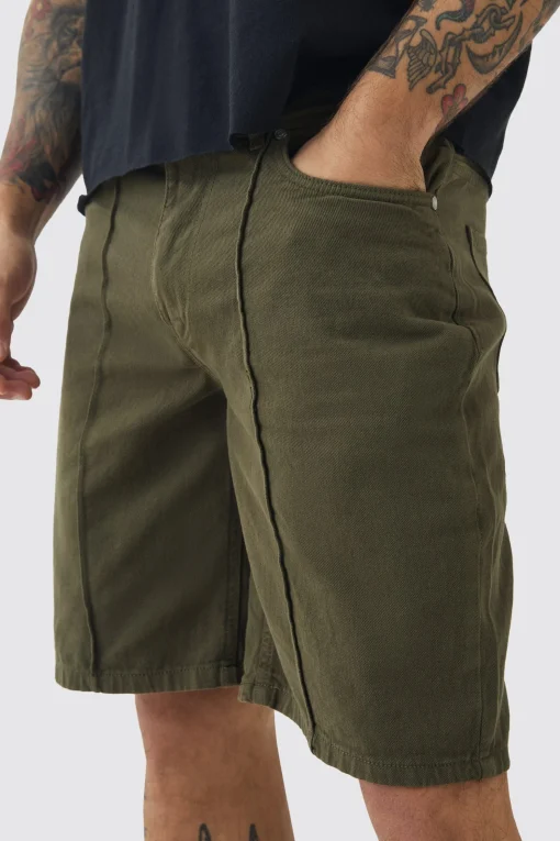 boohooMAN Fixed Waist Relaxed Pintuck Shorts | UK| Shorts