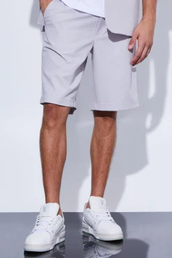 boohooMAN Fixed Waist Relaxed Suit Shorts | UK| Suits & Tailoring