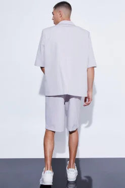 boohooMAN Fixed Waist Relaxed Suit Shorts | UK| Suits & Tailoring