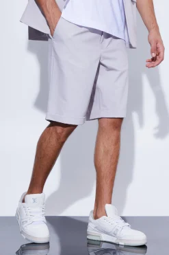boohooMAN Fixed Waist Relaxed Suit Shorts | UK| Suits & Tailoring