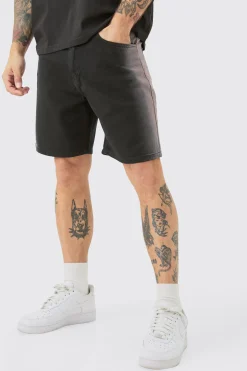 boohooMAN Fixed Waist Relaxed Washed Side Seam Short | UK| Shorts