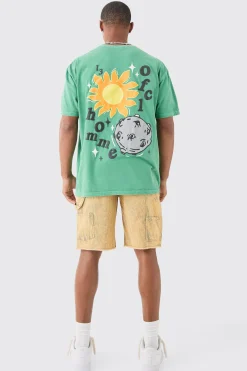 boohooMAN Fixed Waist Relaxed Washed Carpenter Short | UK| Shorts