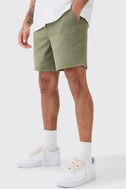boohooMAN Fixed Waist Skinny Fit Chino Shorts | UK| Shorts