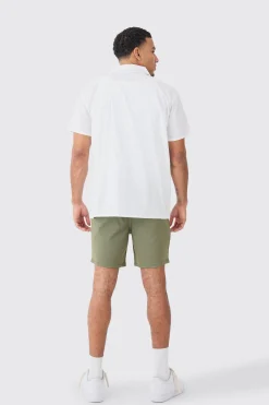 boohooMAN Fixed Waist Skinny Fit Chino Shorts | UK| Shorts