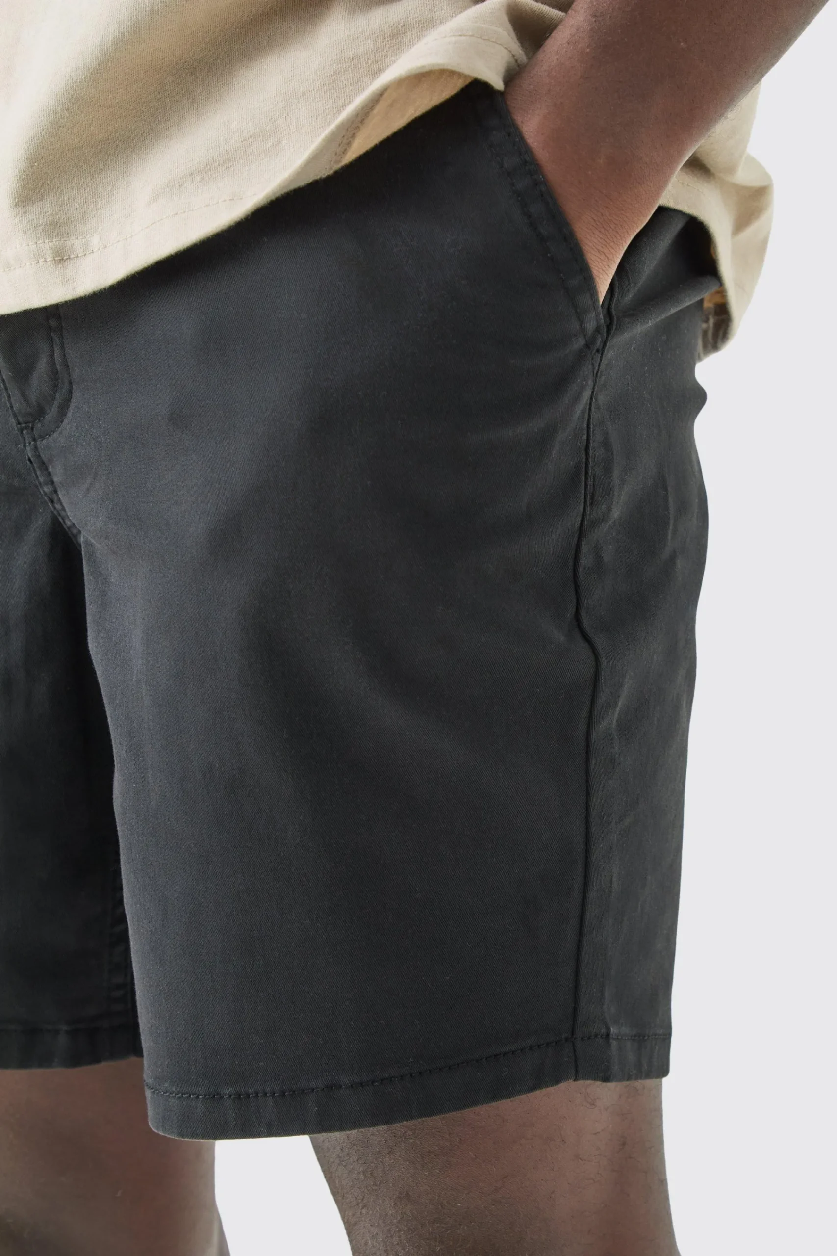 boohooMAN Fixed Waist Skinny Fit Chino Shorts | UK| Shorts