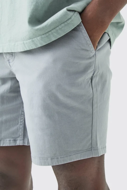boohooMAN Fixed Waist Slim Fit Chino Shorts | UK| Shorts