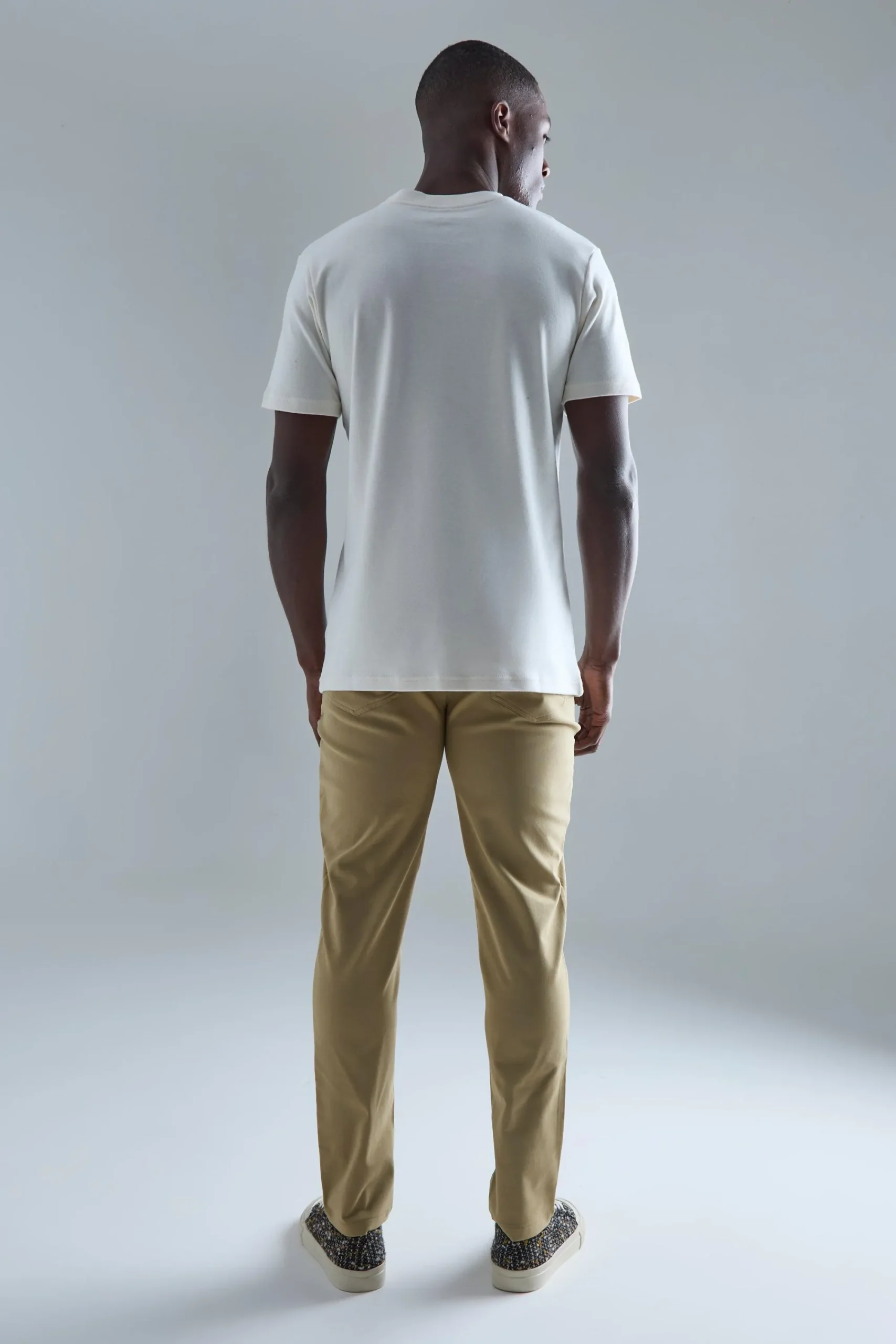 boohooMAN Fixed Waist Slim Fit Technical Golf Stretch Trouser | UK| Trousers