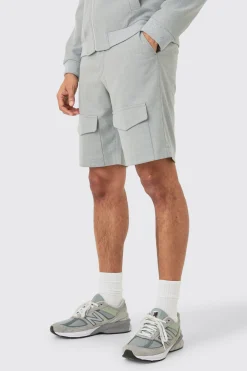 boohooMAN Fixed Waist Smart Cargo Shorts | UK| Suits & Tailoring|Shorts