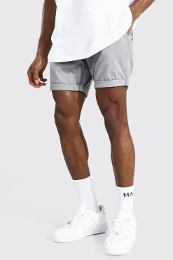 boohooMAN Fixed Waist Stretch Slim Chino Short | UK| Shorts
