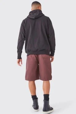 boohooMAN Fixed Waist Washed Longer Length Shorts | UK| Shorts