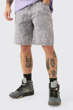 boohooMAN Fixed Waist Washed Relaxed Short | UK| Shorts