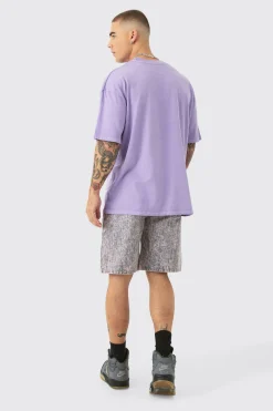 boohooMAN Fixed Waist Washed Relaxed Short | UK| Shorts