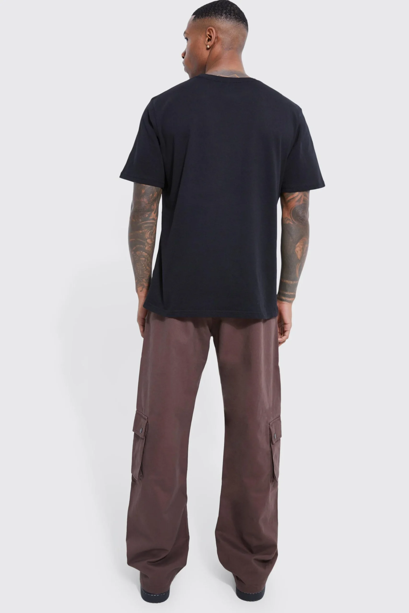 boohooMAN Fixed Waistband Relaxed Fit Cargo Trousers | UK| Trousers|Cargos