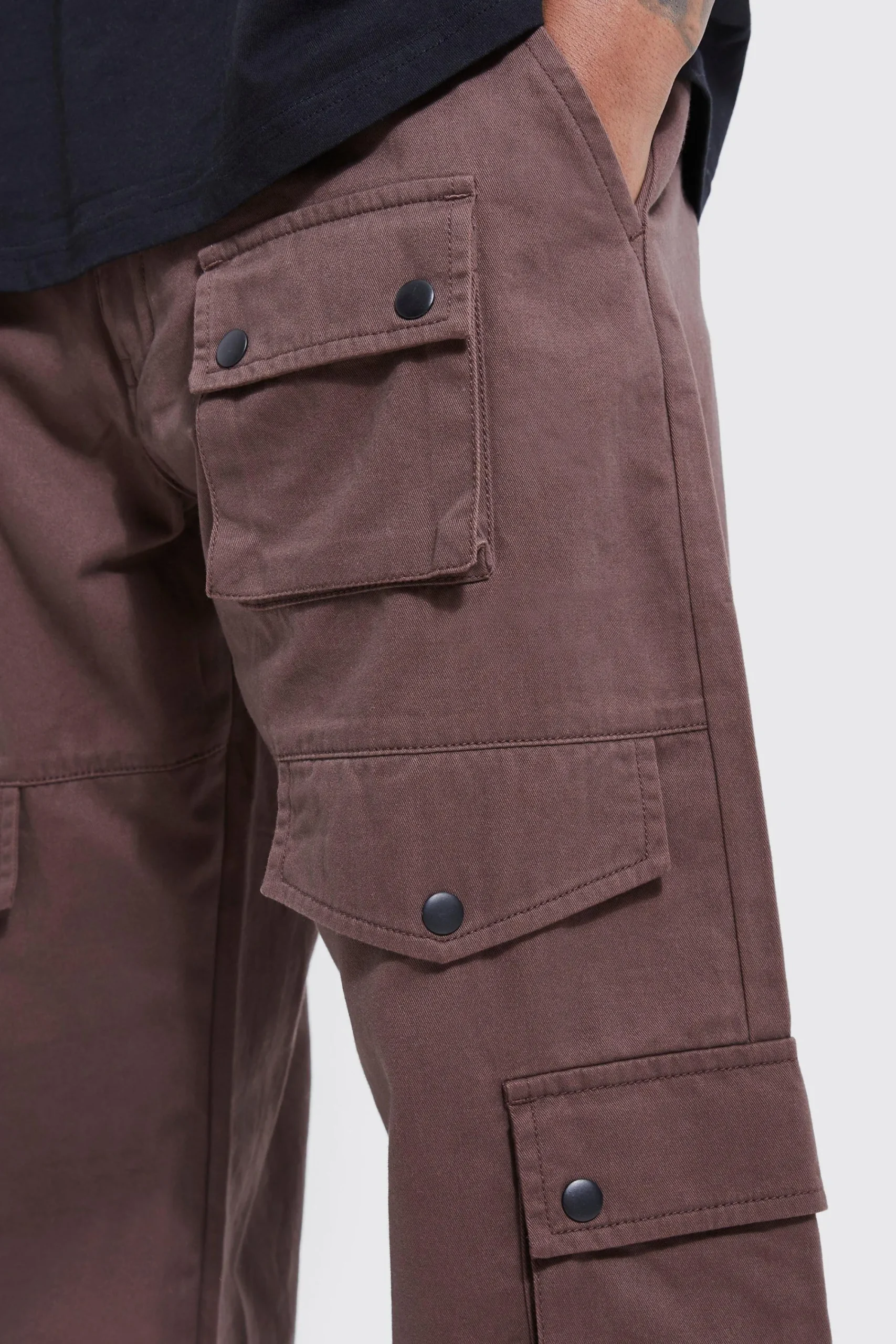 boohooMAN Fixed Waistband Relaxed Fit Cargo Trousers | UK| Trousers|Cargos