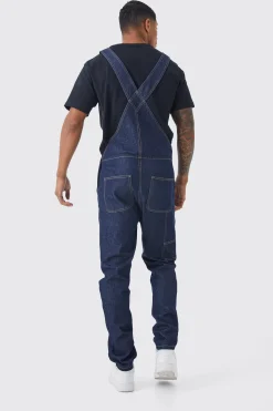 boohooMAN Full Length Denim Dungarees | UK| Jeans