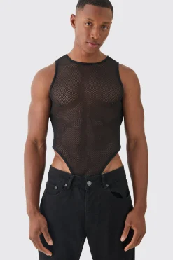 Full Mesh Bodysuit | UK^boohooMAN Best