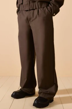 boohooMAN Funnel Neck Relaxed Fit Utility Smart Set | UK| Suits & Tailoring