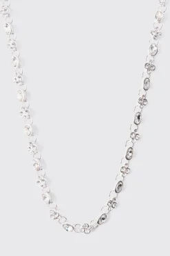 boohooMAN Gem Chain Necklace In | UK| Jewellery & Watches