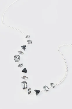 boohooMAN Gem Pendant Chain In | UK| Jewellery & Watches