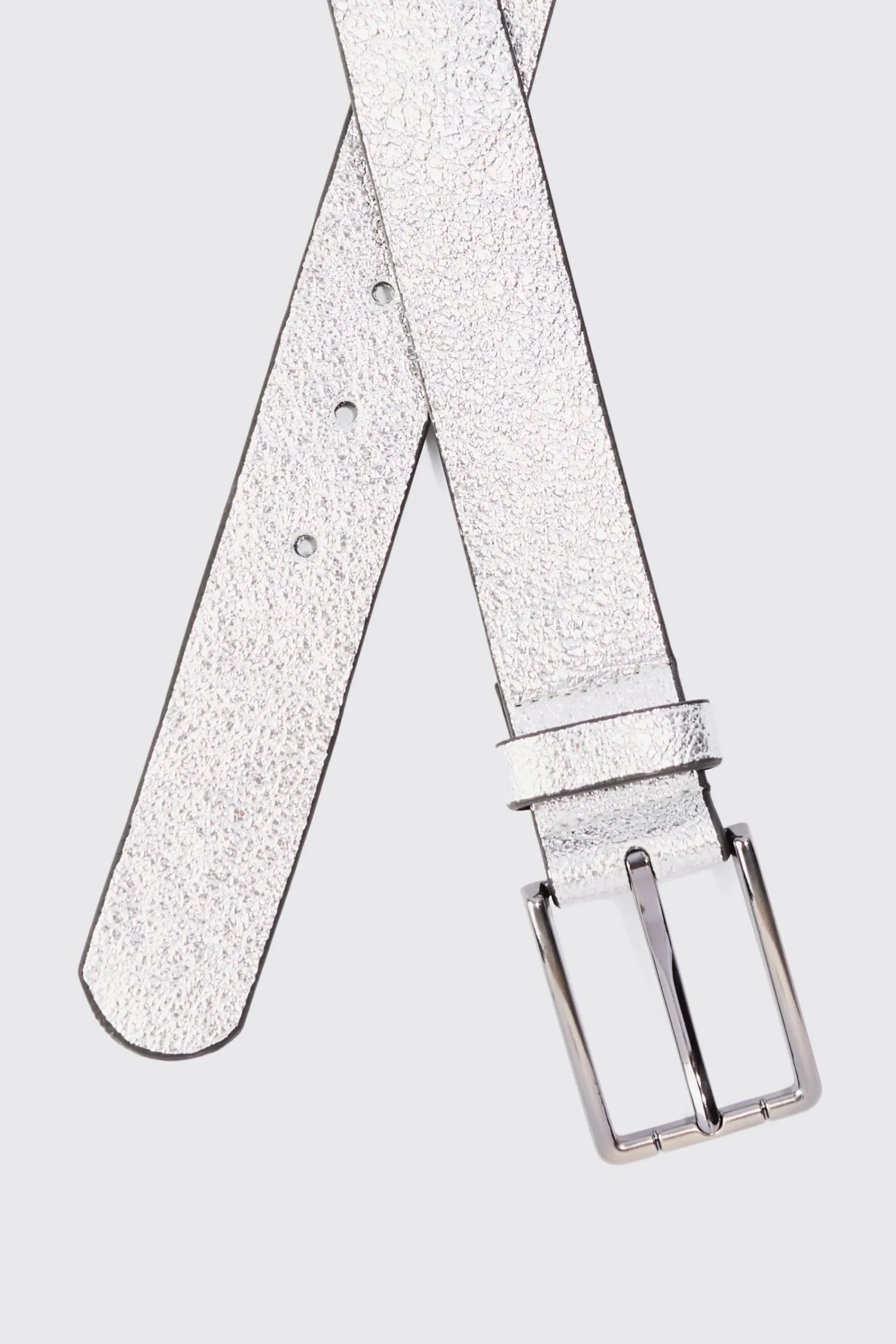 boohooMAN Grain Texture Belt In | UK| Belts
