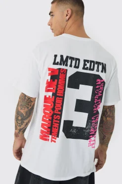 Grunge Varsity Printed T-Shirt | UK^boohooMAN Hot