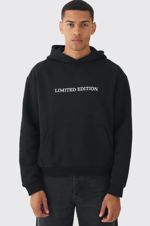 boohooMAN 330GSM Oversized Boxy Limited Edition Hoodie | UK| Hoodies & Sweatshirts