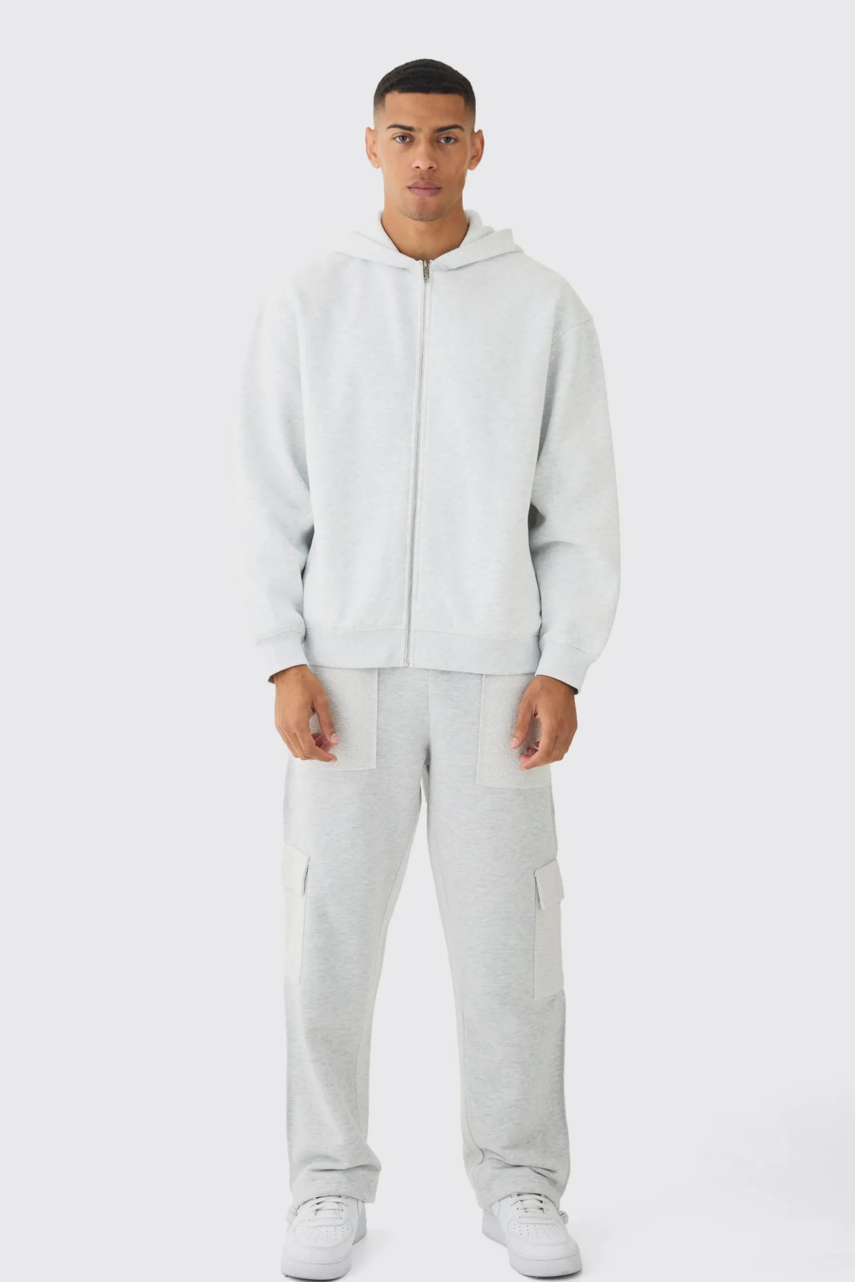 boohooMAN 330GSM Oversized Zip Through Hoodie | UK| Hoodies & Sweatshirts