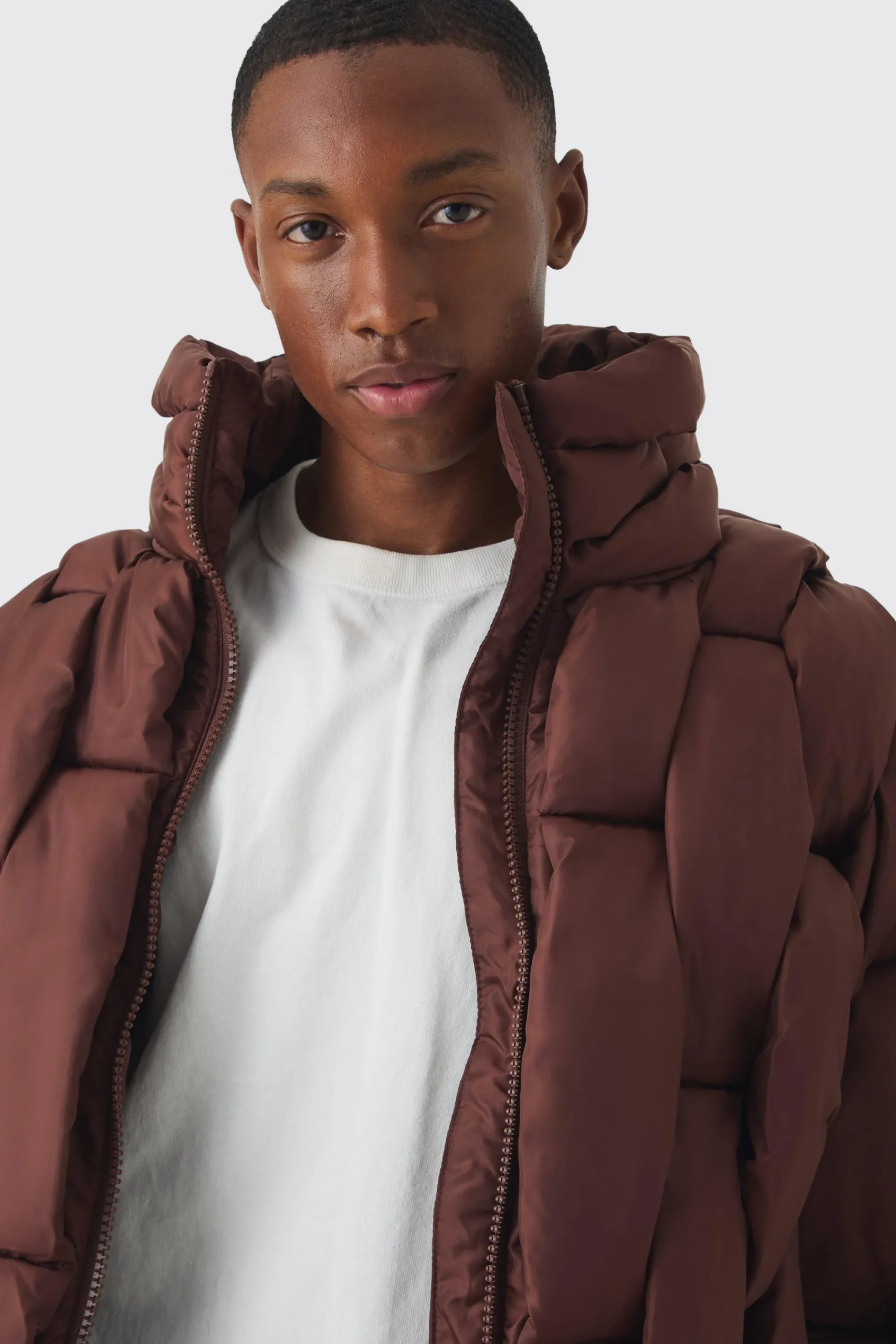 boohooMAN Hand Weft Padded Puffer | UK| Coats & Jackets