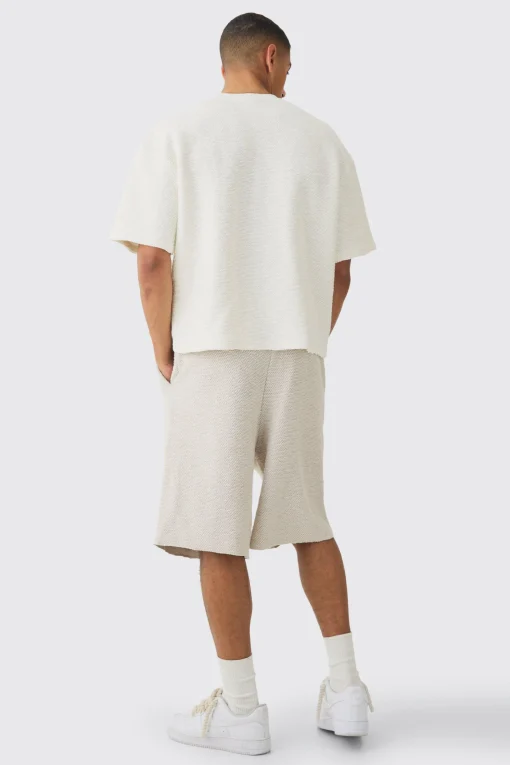 boohooMAN Heavy Boucle Jort | UK| Shorts