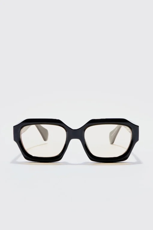 boohooMAN Hexagonal Sunglasses In | UK| Sunglasses